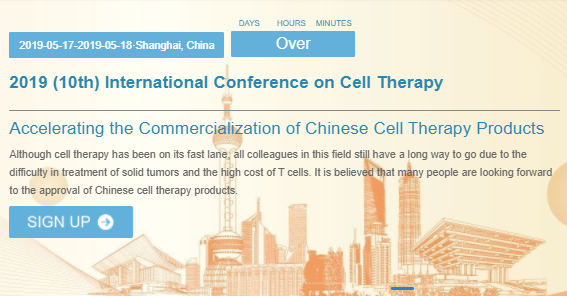 2019 (10th) International Conference on Cell Therapy