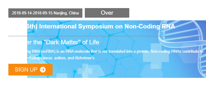 2018 (6th) International Symposium on Non-Coding RNA